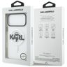 Etui Karl Lagerfeld IML Karl Sketch Logo MagSafe do iPhone 17 Pro Max przezroczysty na NearMe.pl