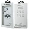 Etui Karl Lagerfeld IML Karl Sketch Logo MagSafe do iPhone 17 przezroczysty na NearMe.pl
