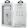 Etui Karl Lagerfeld IML Choupette Sketch Logo MagSafe do iPhone Air różowy na NearMe.pl