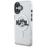 Etui Karl Lagerfeld IML Choupette Sketch Logo MagSafe do iPhone 17 przezroczysty na NearMe.pl