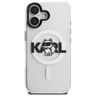 Etui Karl Lagerfeld IML Choupette Sketch Logo MagSafe do iPhone 17 przezroczysty na NearMe.pl