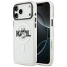 Etui Karl Lagerfeld IML Choupette Sketch Logo MagSafe do iPhone 17 Pro Max przezroczysty na NearMe.pl