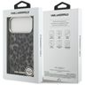 Etui Karl Lagerfeld IML Leopard Pattern MagSafe do iPhone 17 Pro Max czarny na NearMe.pl