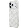 Etui Karl Lagerfeld IML KL Monogram      MagSafe do iPhone 17 Pro biały na NearMe.pl