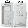 Etui Karl Lagerfeld IML KL Monogram      MagSafe do iPhone 17 Pro biały na NearMe.pl