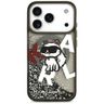 Etui Karl Lagerfeld Liquid Glitter       Choupette Logo MagSafe do iPhone 17 Pro czarny na NearMe.pl