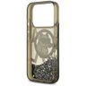 Etui Karl Lagerfeld Liquid Glitter       Choupette Logo MagSafe do iPhone 17 Pro czarny na NearMe.pl