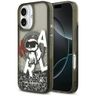 Etui Karl Lagerfeld Liquid Glitter       Choupette Logo MagSafe do iPhone 17 czarny na NearMe.pl