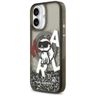 Etui Karl Lagerfeld Liquid Glitter       Choupette Logo MagSafe do iPhone 17 czarny na NearMe.pl