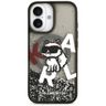 Etui Karl Lagerfeld Liquid Glitter       Choupette Logo MagSafe do iPhone 17 czarny na NearMe.pl