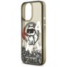 Etui Karl Lagerfeld Liquid Glitter       Choupette Logo MagSafe do iPhone 17 czarny na NearMe.pl