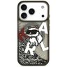 Etui Karl Lagerfeld Liquid Glitter       Choupette Logo MagSafe do iPhone 17 Pro Max czarny na NearMe.pl