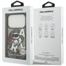 Etui Karl Lagerfeld Liquid Glitter       Choupette Logo MagSafe do iPhone 17 Pro Max czarny na NearMe.pl