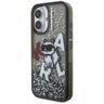 Etui Karl Lagerfeld Liquid Glitter       Choupette Logo do iPhone 16 czarny na NearMe.pl