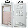 Etui Karl Lagerfeld Initial & Metal Logo MagSafe do iPhone 17 Pro Max różowy na NearMe.pl