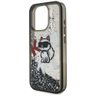 Etui Karl Lagerfeld Liquid Glitter       Choupette Logo do iPhone 16 Pro czarny na NearMe.pl