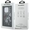 Etui Karl Lagerfeld Liquid Glitter       Choupette Logo do iPhone 16 Pro Max czarny na NearMe.pl
