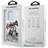 Etui Karl Lagerfeld Liquid Glitter       Choupette Logo do iPhone 16 Pro przezroczysty na NearMe.pl