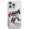 Etui Karl Lagerfeld Liquid Glitter       Choupette Logo do iPhone 16 Pro Max przezroczysty na NearMe.pl