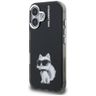 Etui Karl Lagerfeld IML Aquarelle        Choupette & Logo do iPhone 16 czarny na NearMe.pl
