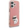 Etui Karl Lagerfeld IML Aquarelle        Choupette & Logo do iPhone 16 różowy na NearMe.pl