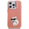 Etui Karl Lagerfeld IML Aquarelle        Choupette & Logo do iPhone 16 Pro różowy na NearMe.pl