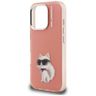 Etui Karl Lagerfeld IML Aquarelle        Choupette & Logo do iPhone 16 Pro różowy na NearMe.pl