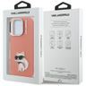 Etui Karl Lagerfeld IML Aquarelle        Choupette & Logo do iPhone 16 Pro różowy na NearMe.pl