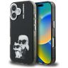 Etui Karl Lagerfeld IML Aquarelle Karl   & Choupette & Logo do iPhone 16 czarny na NearMe.pl