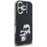 Etui Karl Lagerfeld IML Aquarelle Karl   & Choupette & Logo do iPhone 16 czarny na NearMe.pl
