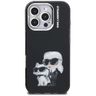 Etui Karl Lagerfeld IML Aquarelle Karl   & Choupette & Logo do iPhone 16 Pro czarny na NearMe.pl