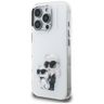 Etui Karl Lagerfeld IML Aquarelle Karl   & Choupette & Logo do iPhone 16 Pro Max biały na NearMe.pl