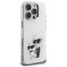 Etui Karl Lagerfeld IML Aquarelle Karl   & Choupette & Logo do iPhone 16 Pro Max biały na NearMe.pl