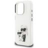 Etui Karl Lagerfeld IML Aquarelle Karl   & Choupette & Logo do iPhone 16 Pro Max biały na NearMe.pl