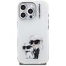 Etui Karl Lagerfeld IML Aquarelle Karl   & Choupette & Logo do iPhone 16 Pro biały na NearMe.pl