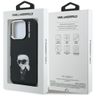 Etui Karl Lagerfeld IML Aquarelle Karl   & Logo do iPhone 16 Pro czarny na NearMe.pl