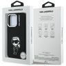Etui Karl Lagerfeld Silicone Karl Sketch MagSafe do iPhone 16 Pro Max czarny na NearMe.pl