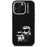 Etui Karl Lagerfeld Silicone             Karl&Choupette Sketch MagSafe do iPhone 16 Pro czarny na NearMe.pl