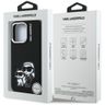 Etui Karl Lagerfeld Silicone             Karl&Choupette Sketch MagSafe do iPhone 16 Pro Max czarny na NearMe.pl