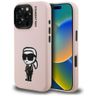 Etui Karl Lagerfeld Silicone Karl Sketch MagSafe do iPhone 16 Pro różowy na NearMe.pl