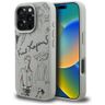 Etui Karl Lagerfeld Grained Pattern &    Logo MagSafe do iPhone 16 Pro szary na NearMe.pl