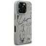 Etui Karl Lagerfeld Grained Pattern &    Logo MagSafe do iPhone 16 Pro szary na NearMe.pl