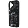 Etui Karl Lagerfeld Grained Pattern &    Logo MagSafe do iPhone 16 czarny na NearMe.pl