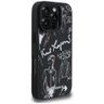 Etui Karl Lagerfeld Grained Pattern &    Logo MagSafe do iPhone 16 Pro czarny na NearMe.pl