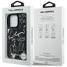 Etui Karl Lagerfeld Grained Pattern &    Logo MagSafe do iPhone 16 Pro czarny na NearMe.pl