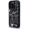 Etui Karl Lagerfeld Grained Pattern &    Logo MagSafe do iPhone 16 Pro Max czarny na NearMe.pl