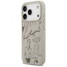 Etui Karl Lagerfeld Grained Pattern &    Logo MagSafe do iPhone 17 Pro szary na NearMe.pl