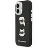 Etui Karl Lagerfeld FW Grained Karl &    Choupette Heads Pins & Logo do iPhone 17 czarny na NearMe.pl