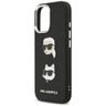Etui Karl Lagerfeld FW Grained Karl &    Choupette Heads Pins & Logo do iPhone 17 czarny na NearMe.pl