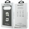 Etui Karl Lagerfeld FW Grained Karl &    Choupette Heads Pins & Logo do iPhone Air czarny na NearMe.pl